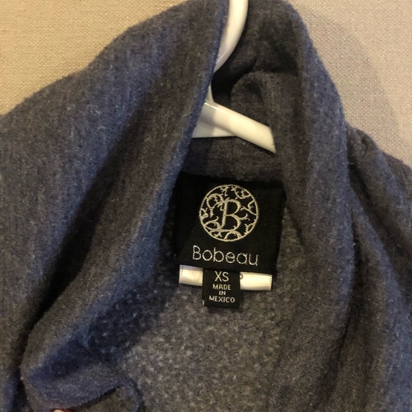 Bobeau one button asymmetrical sweater, like new! - Picture 3 of 3